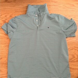 Vineyard Vines Blue Striped Kids Polo